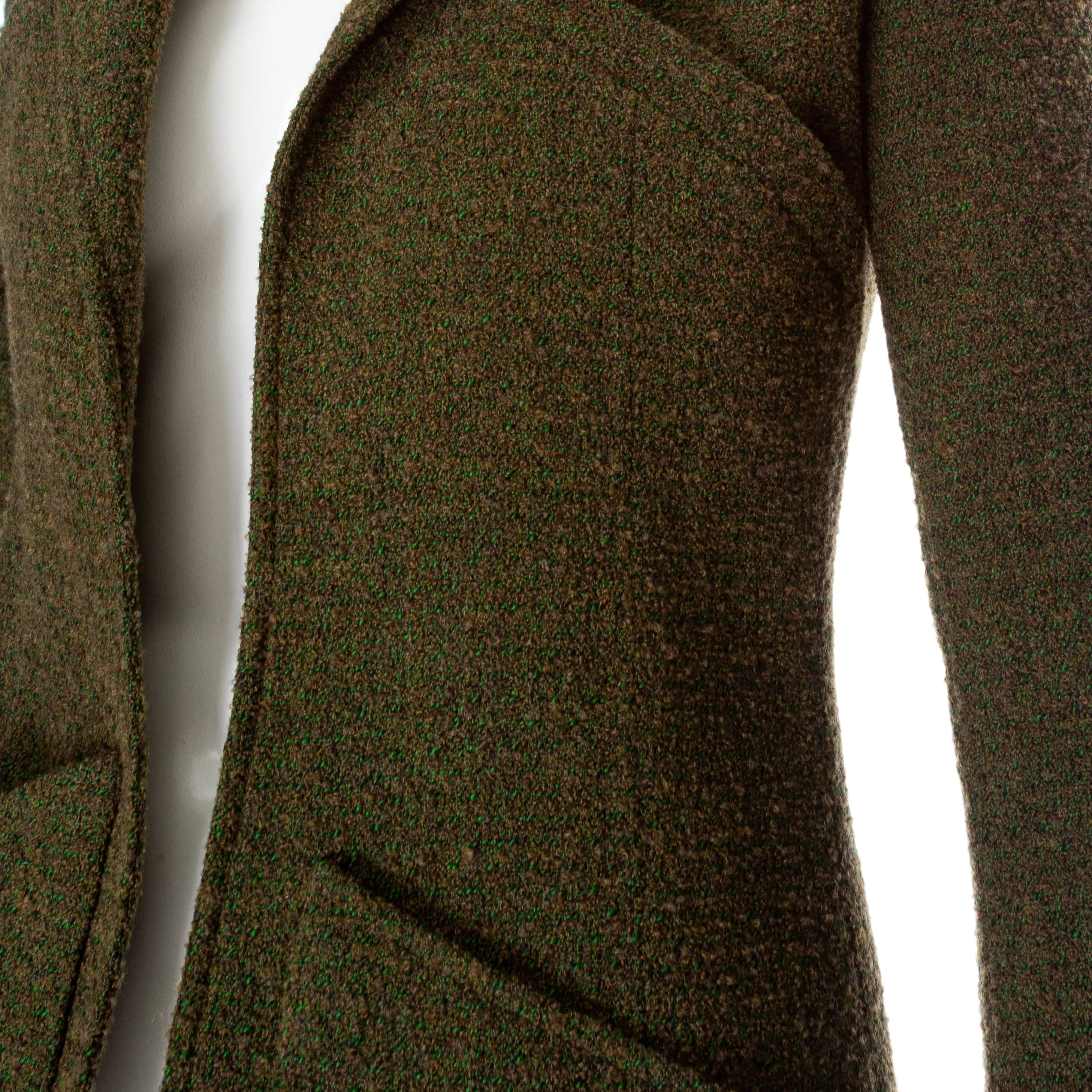 1994 Green Tweed CC Button Jacket