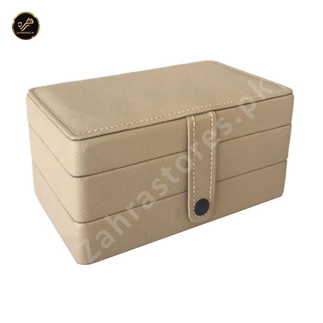 2 Layer Portable Travel Jewelry Case