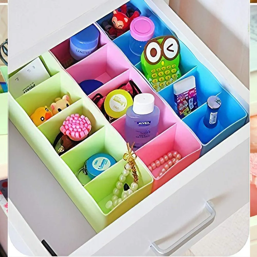 235 5-Compartments Socks / Handkerchief / Underwear Storage Box Socks Drawer Closet Organizer Storage Boxes (pack of 2)