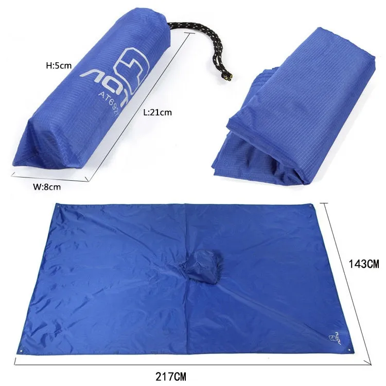 3 in 1 Aotu AT6927 Multifunctional Outdoor Camp Riding Raincoat Picnic Blanket,  Size: 217x143cm(Orange)