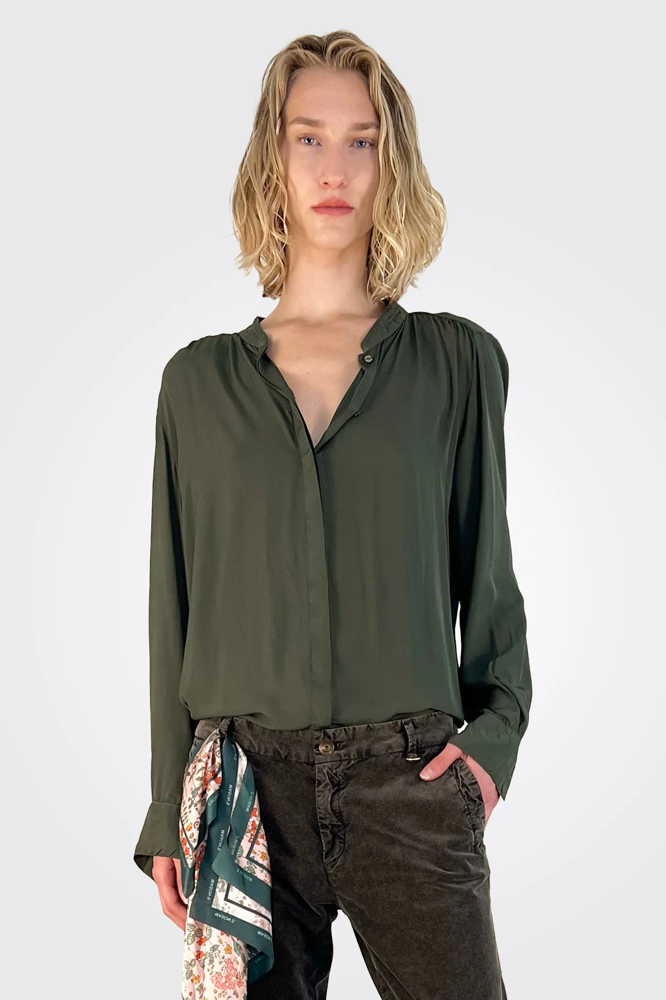 Adele Blouse - Olive