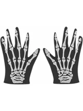 Adult Skeleton Costume Gloves