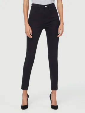 Ali High Rise Skinny Sateen -- Noir