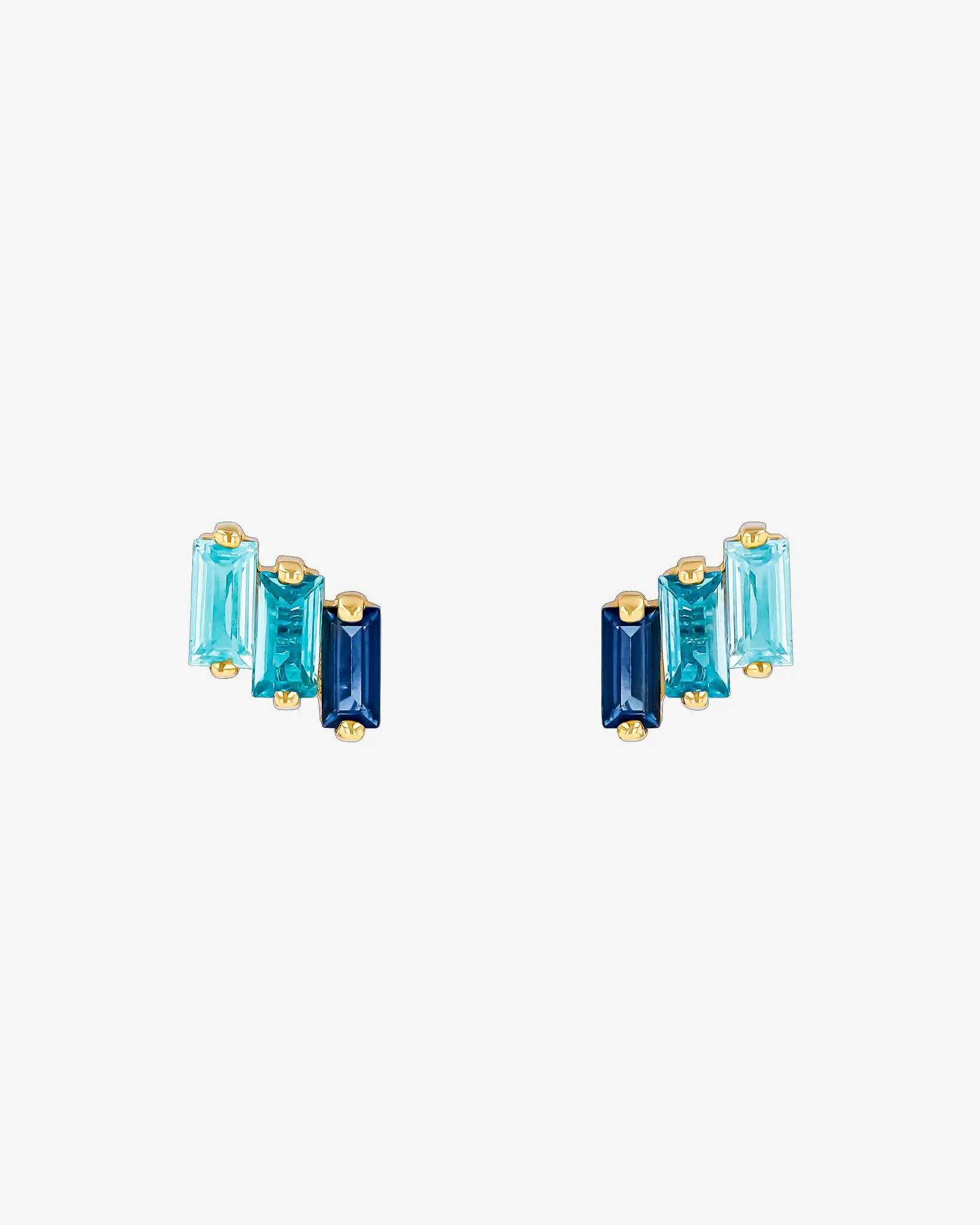 Amalfi Blue Ombre Studs