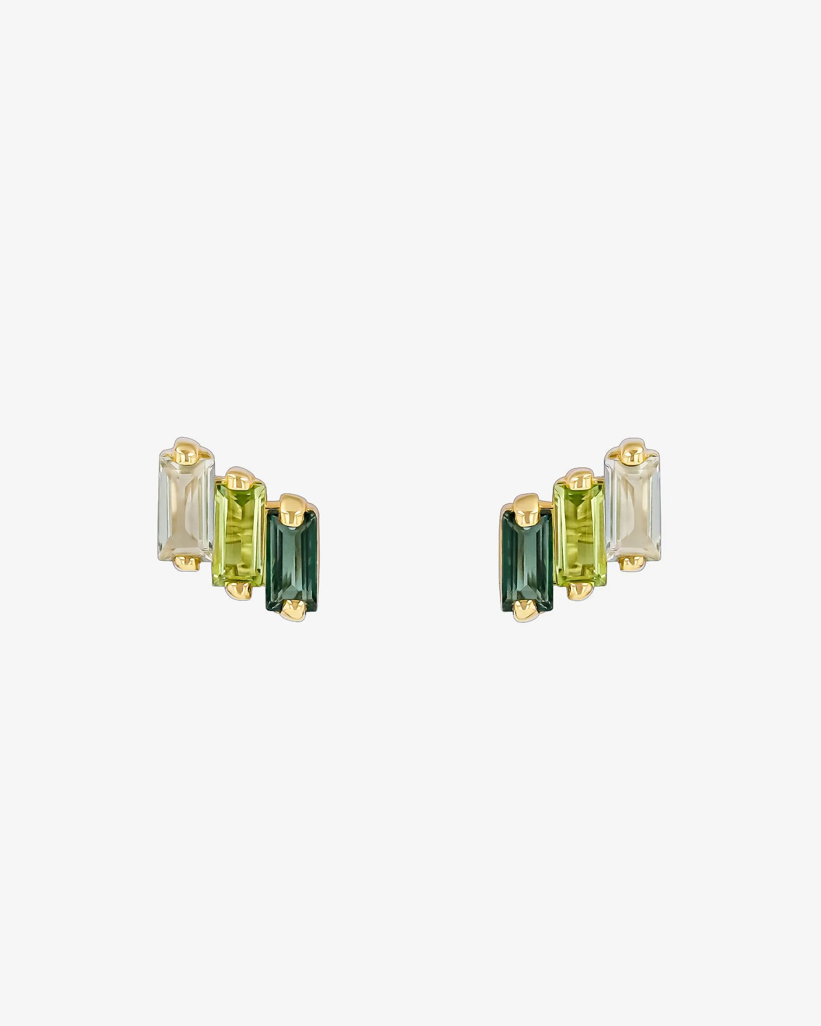 Amalfi Green Ombre Studs