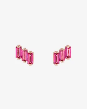 Amalfi Pink Topaz Studs