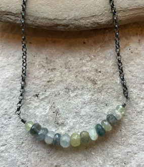 Aquamarine Layering Joy Necklace