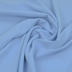 Baby Blue Crepe Fabric 3644