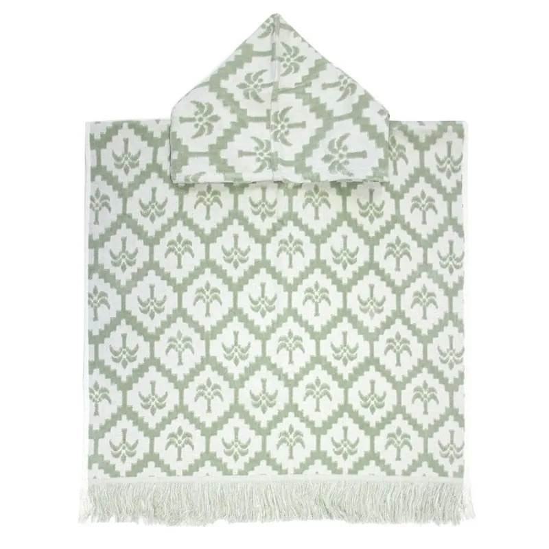 Bambury Cocos Sage Kids Poncho