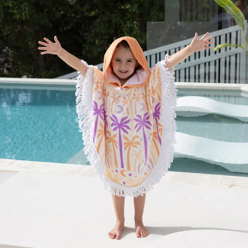 Bambury Shaped Luna Tree Multi Kids Poncho