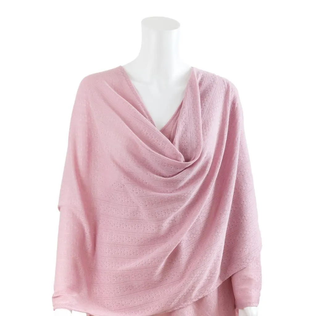 Bebitza - Textured Knit Nursing Cover - Pink