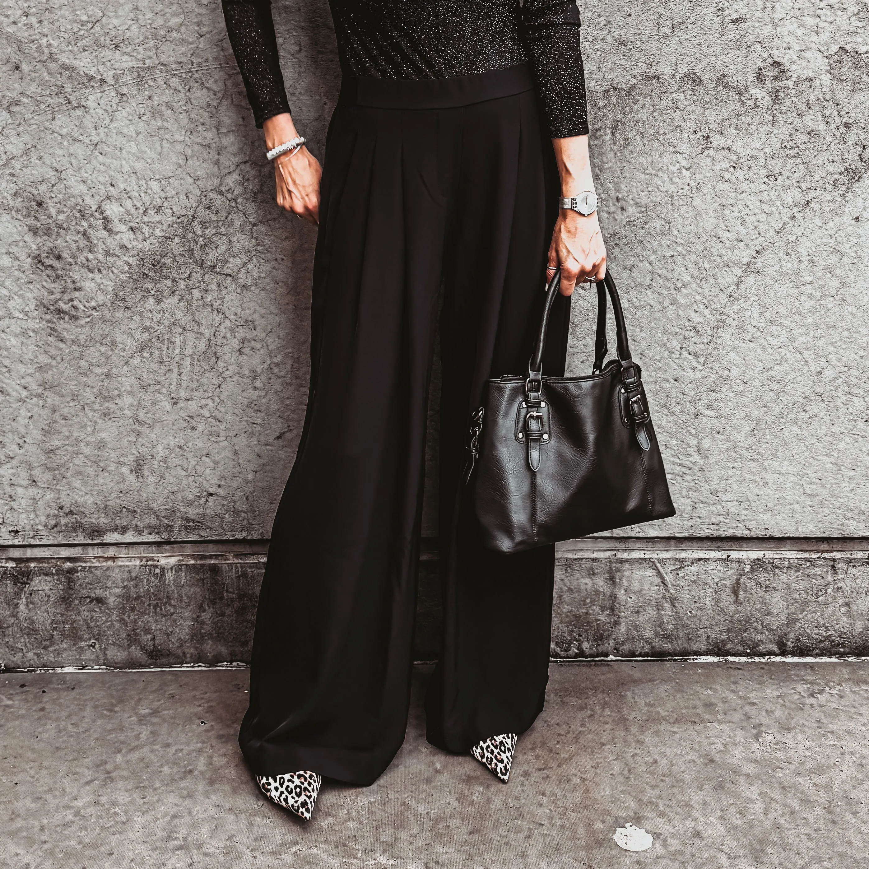 BLACK Amy palazzo pants *NEW*