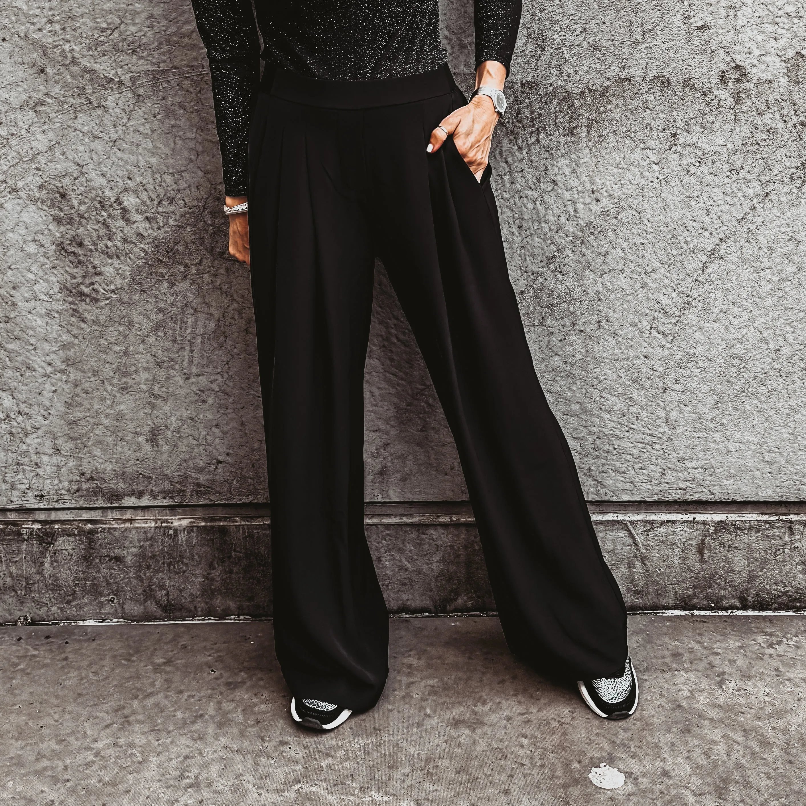 BLACK Amy palazzo pants *NEW*