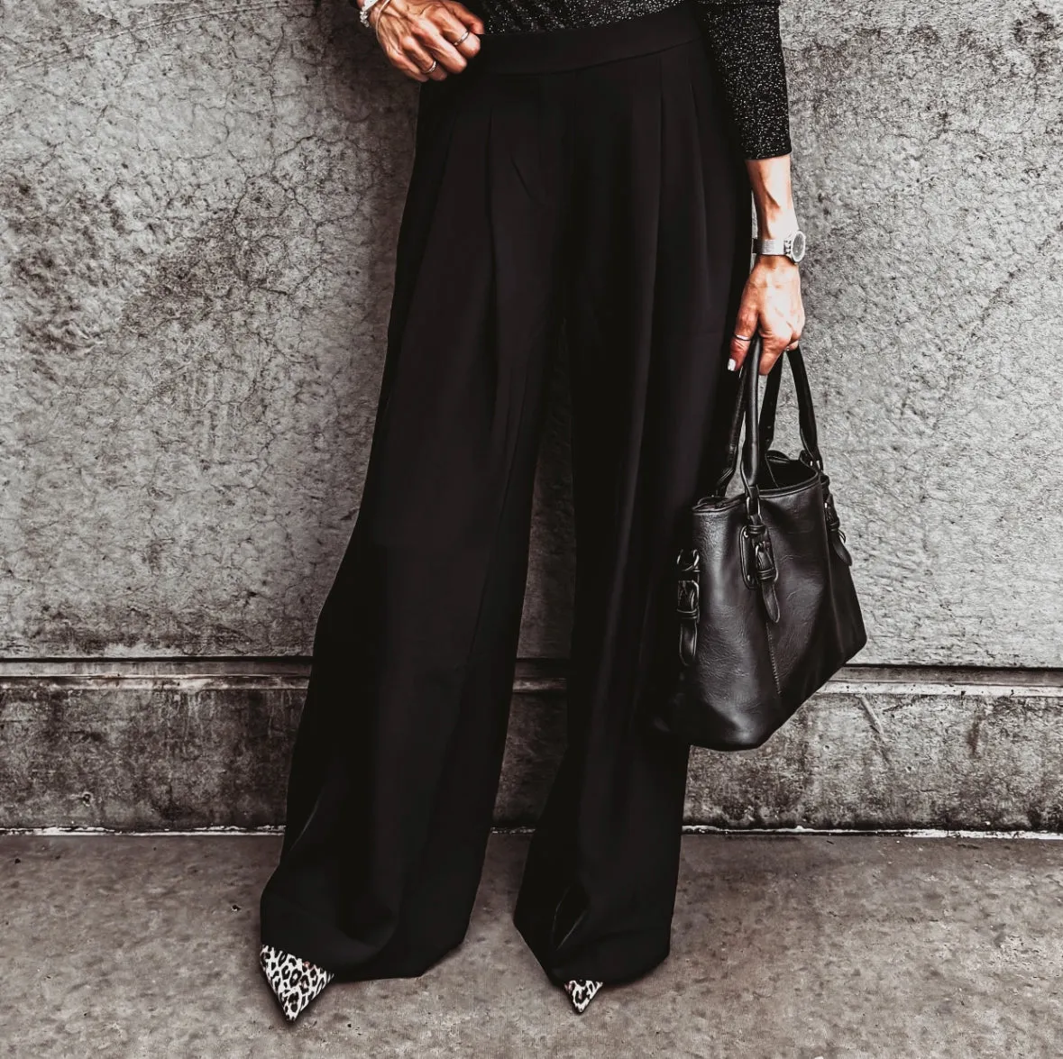 BLACK Amy palazzo pants *NEW*