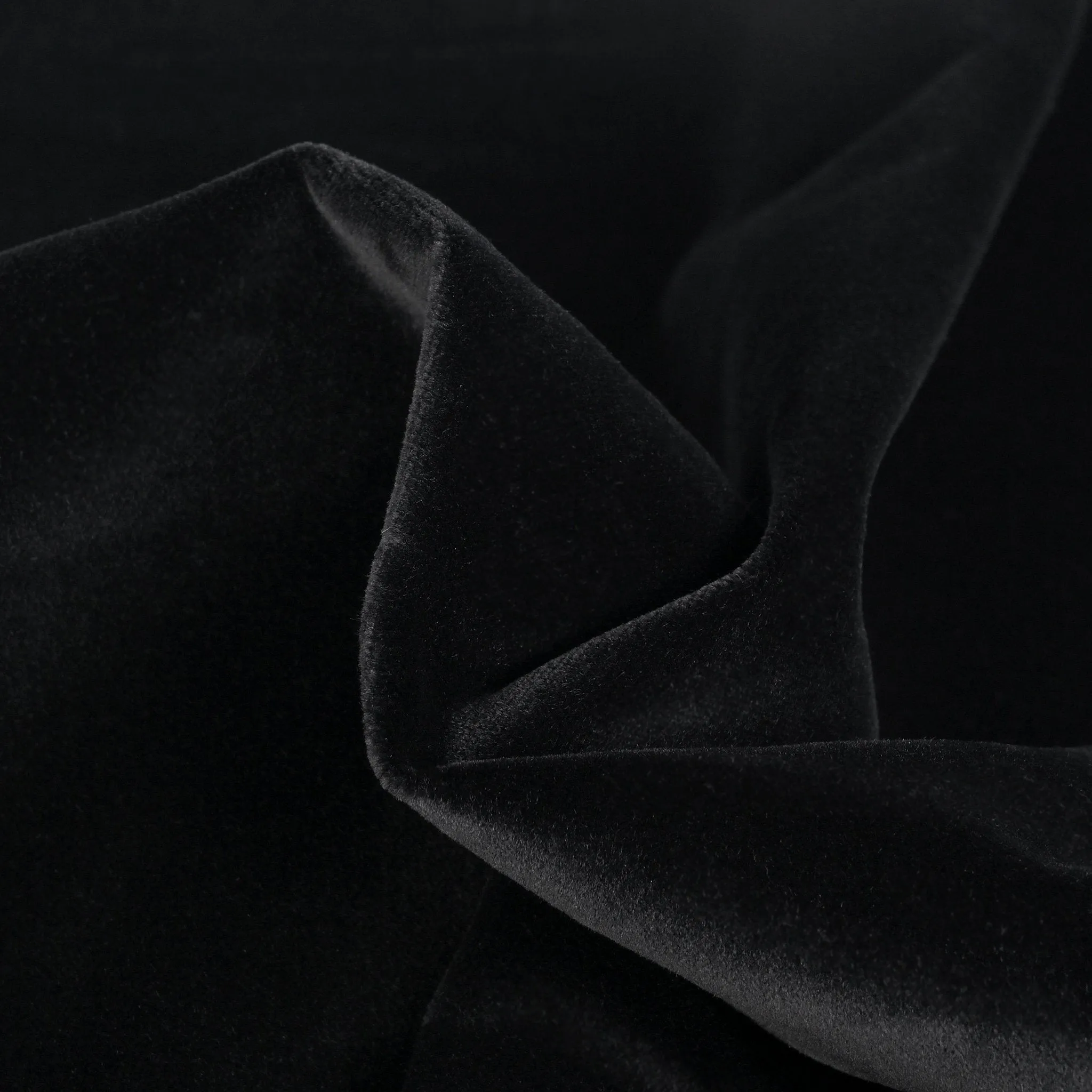 Black Velvet Fabric 3491