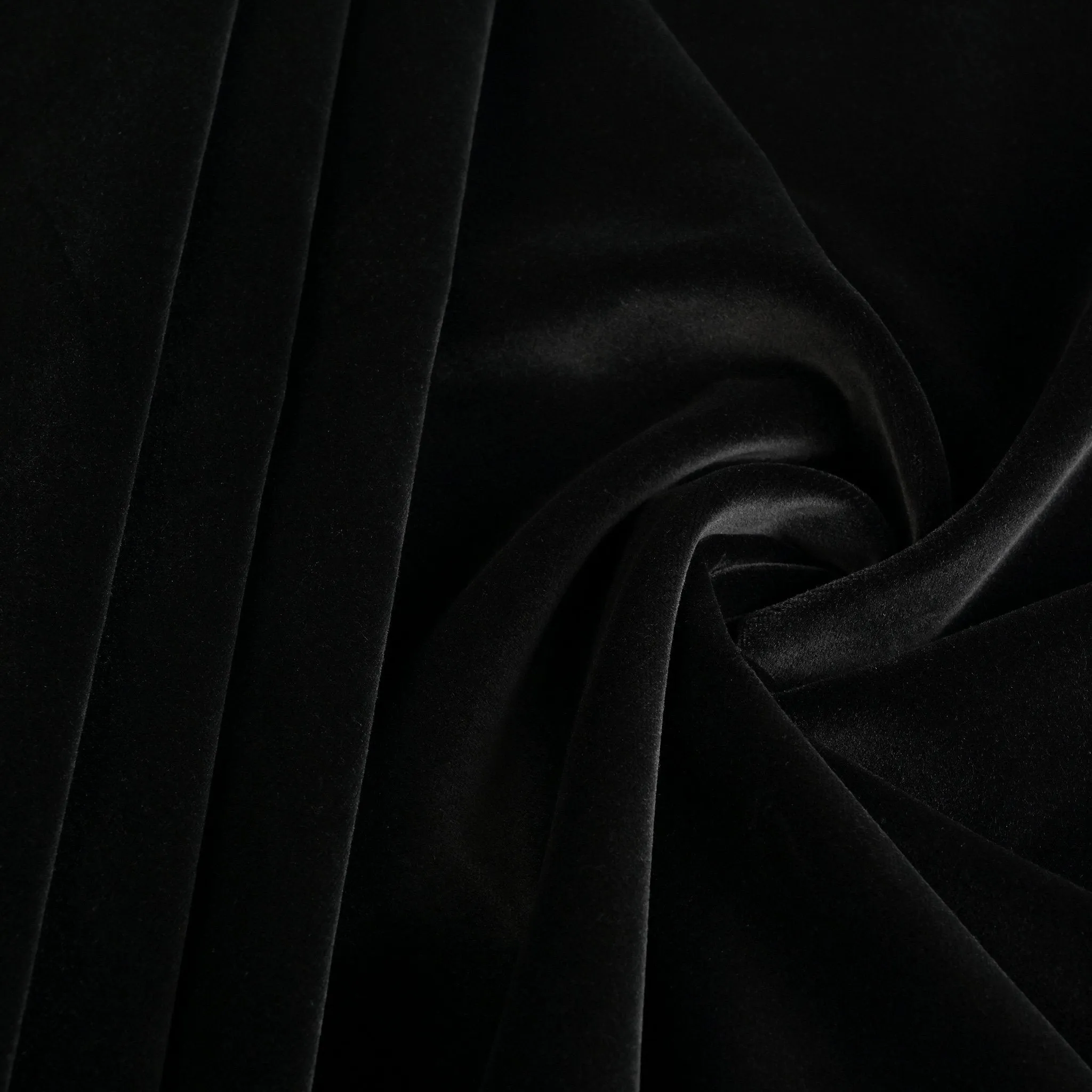 Black Velvet Fabric 3491