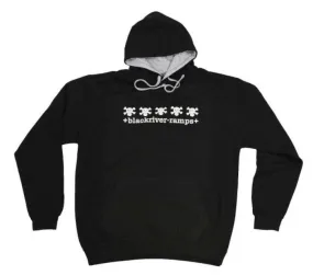 Blackriver Ramps Hoodies - 5 Skulls - Black