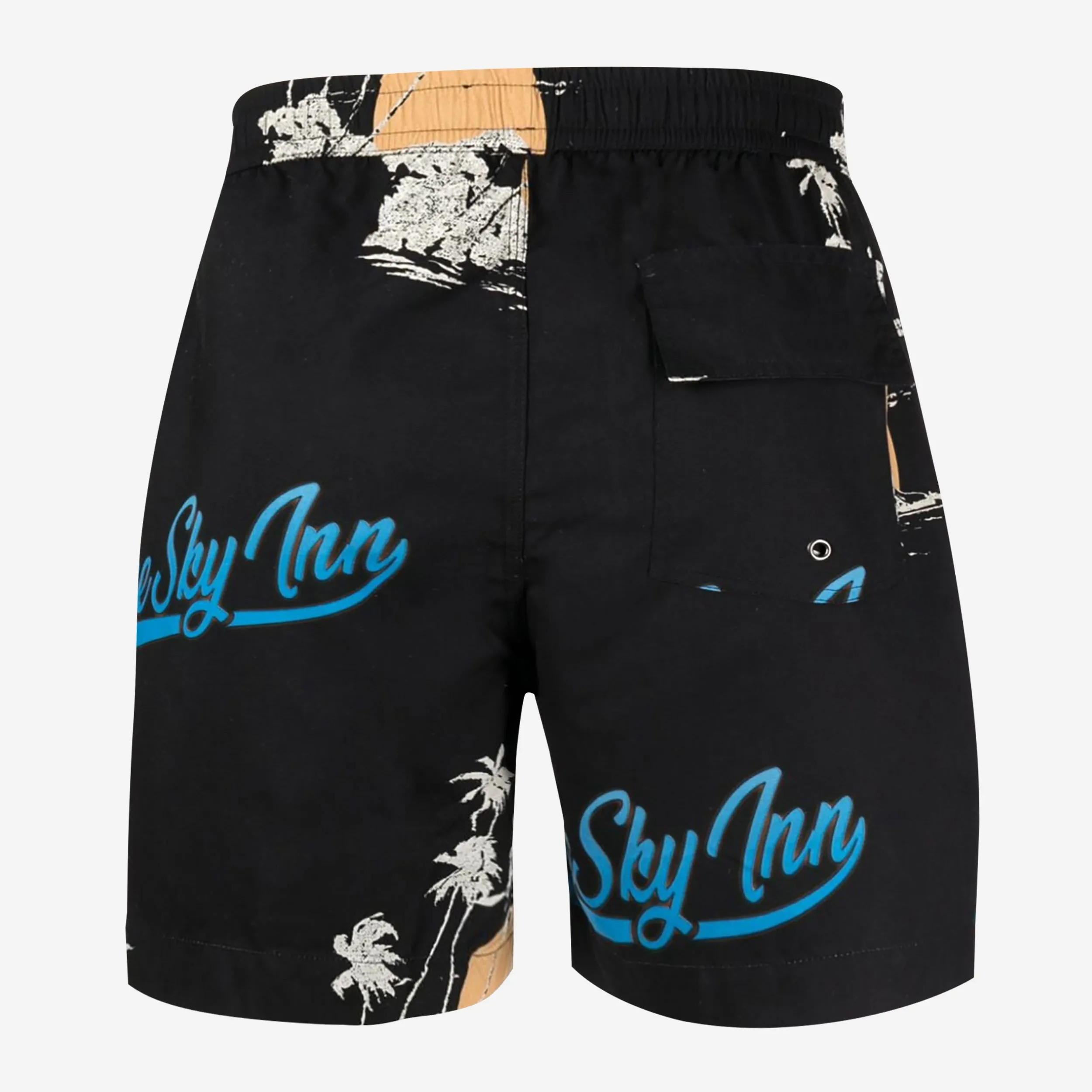 Blue Sky Inn Island Print Swim Trunks