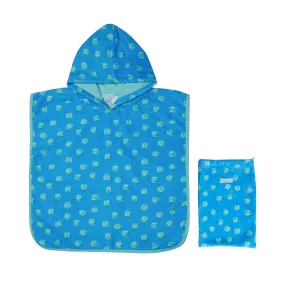 BOY'S HOODED TERRY PONCHO TENNIS