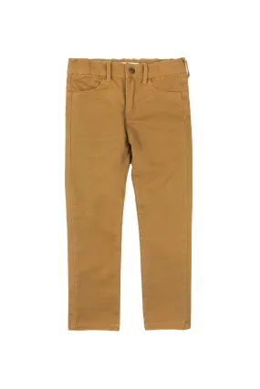 British Khaki Skinny Twill Pant