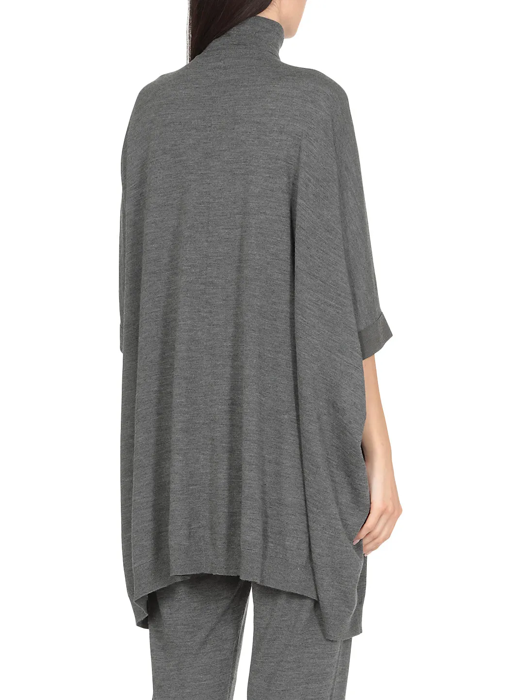 Brunello Cucinelli Asymmetric Turtleneck Poncho