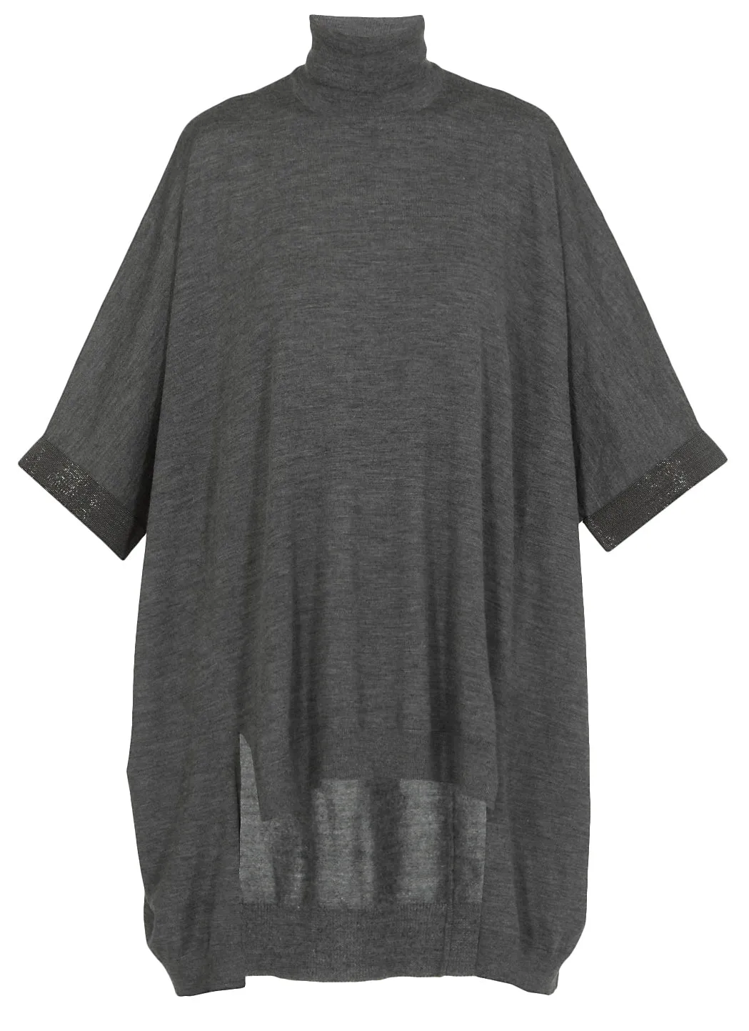 Brunello Cucinelli Asymmetric Turtleneck Poncho