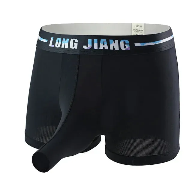 Bulge Long Pouch Nylon Boxer