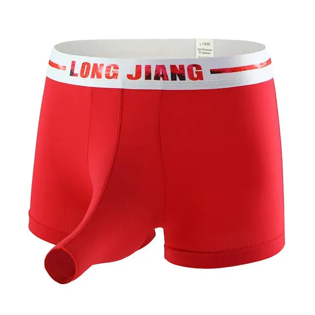 Bulge Long Pouch Nylon Boxer