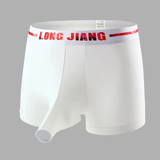 Bulge Long Pouch Nylon Boxer