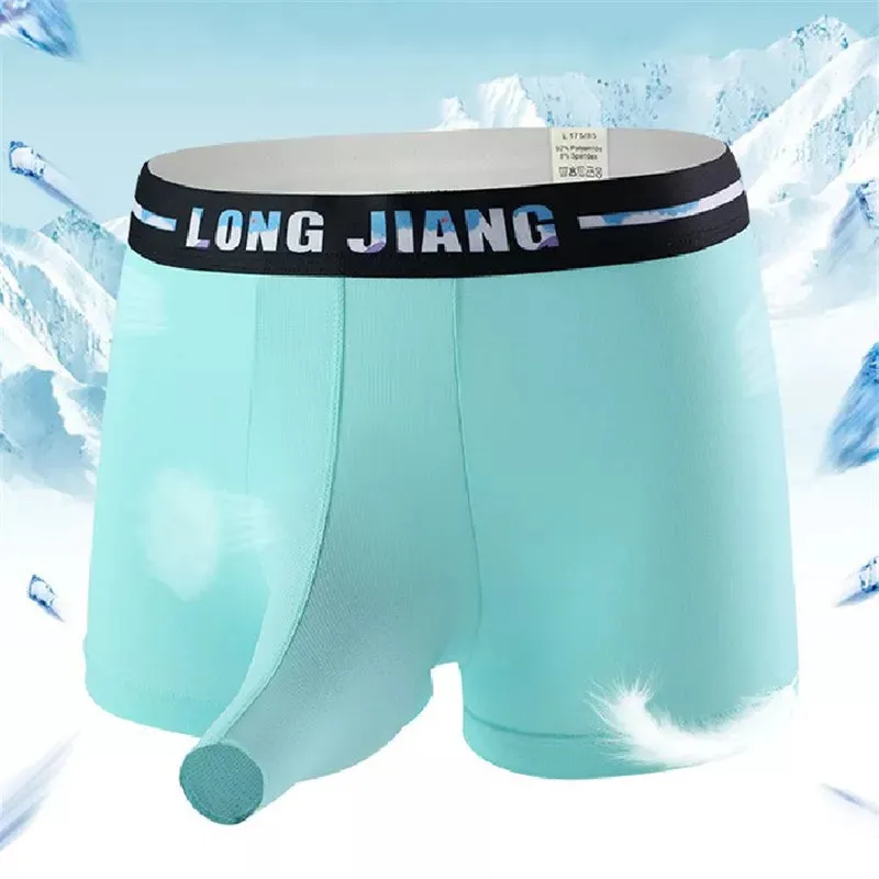 Bulge Long Pouch Nylon Boxer