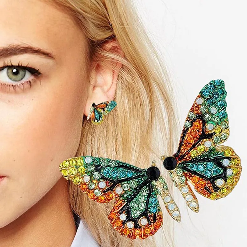 Butterfly wing earrings