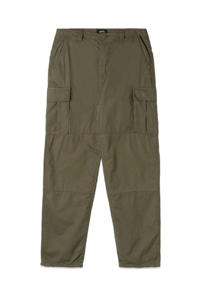 CARGO PANT - Olive Poplin