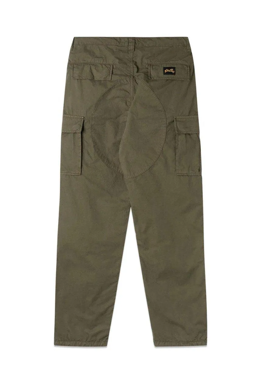 CARGO PANT - Olive Poplin