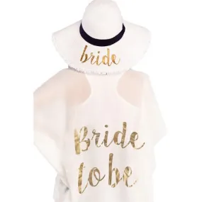 C.C "Bride To Be" Beach Cover Up Beach Kimono