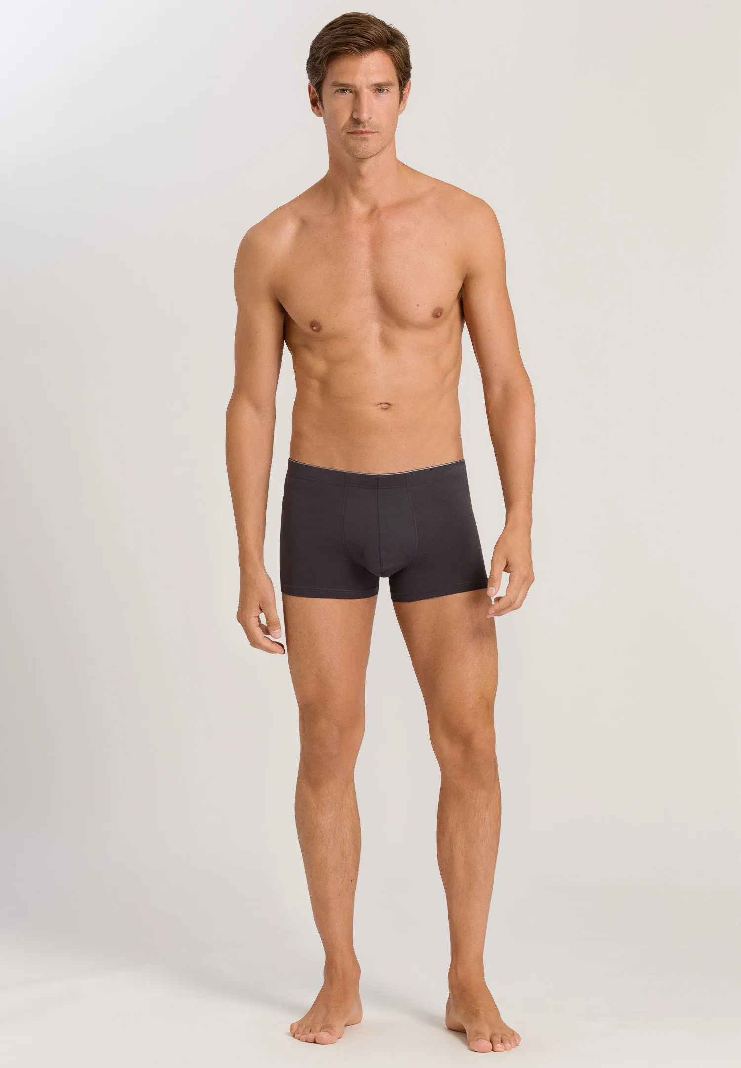 Cotton Superior Cotton Boxer Brief | Coal Grey 73086-162