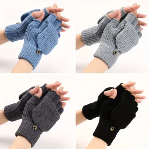 Cozy Mens Fingerless Gloves  Perfect Gift Choice for Winter