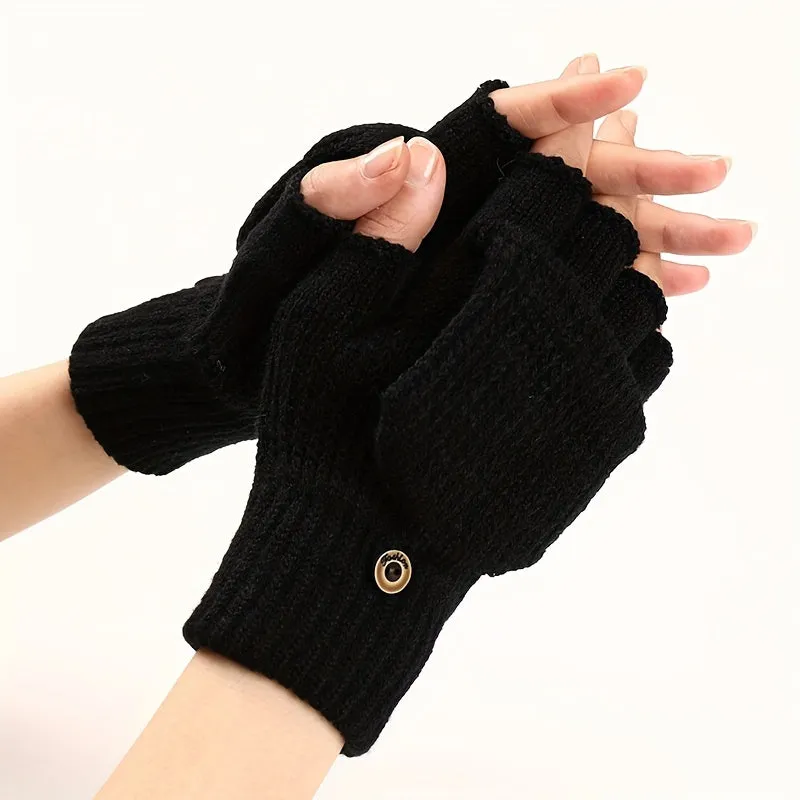 Cozy Mens Fingerless Gloves  Perfect Gift Choice for Winter