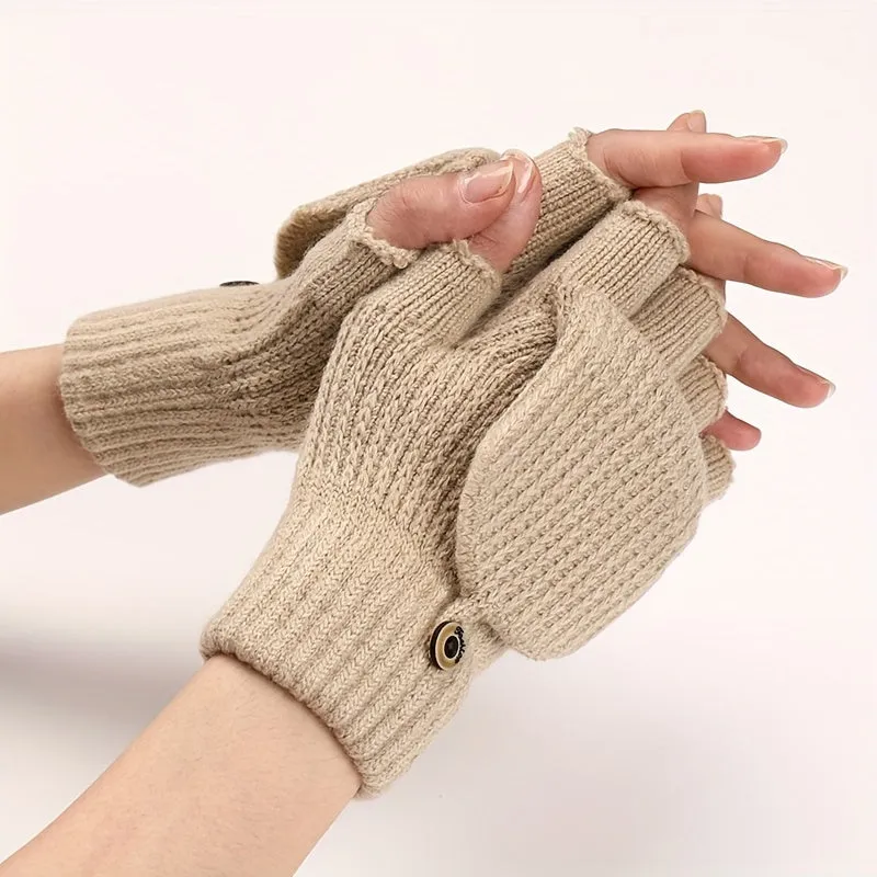 Cozy Mens Fingerless Gloves  Perfect Gift Choice for Winter