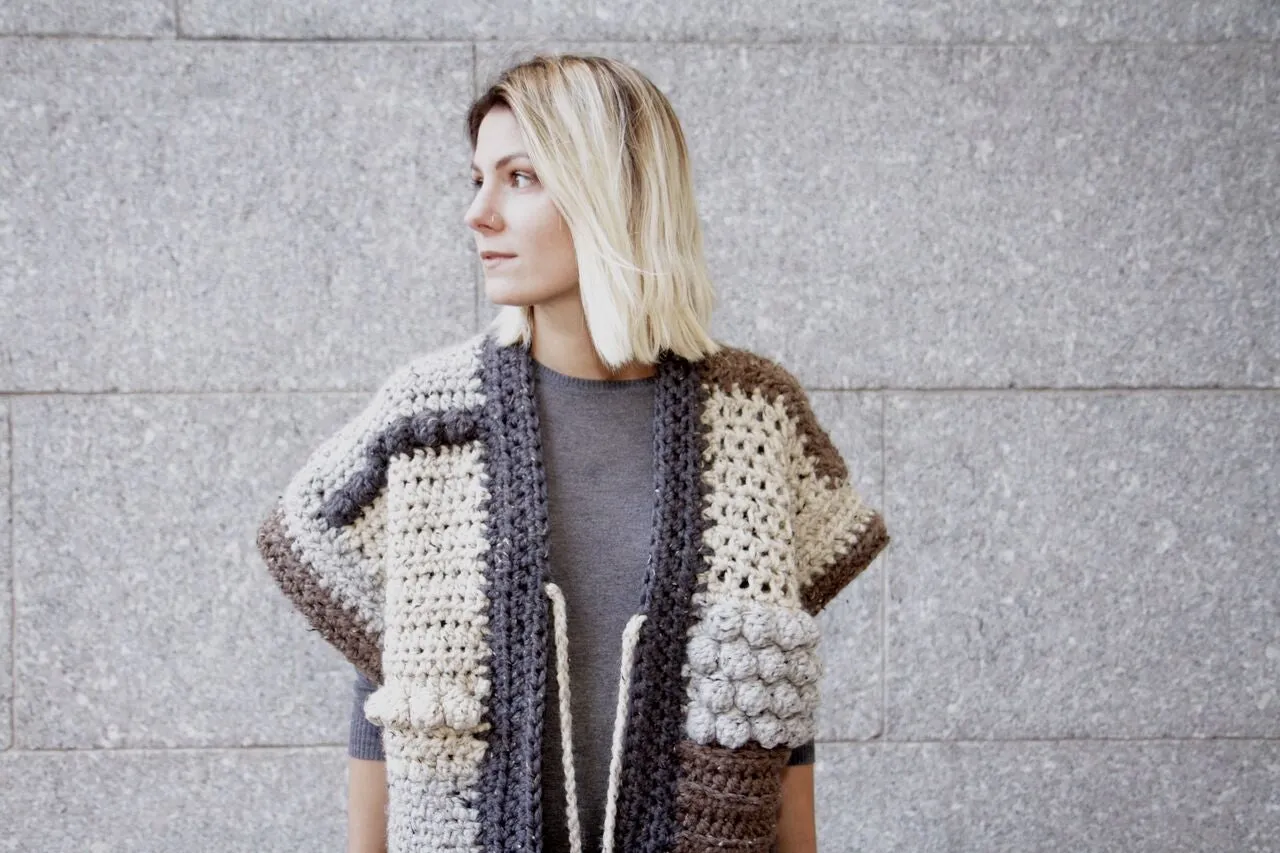 Crochet Kit - Sherpa Poncho