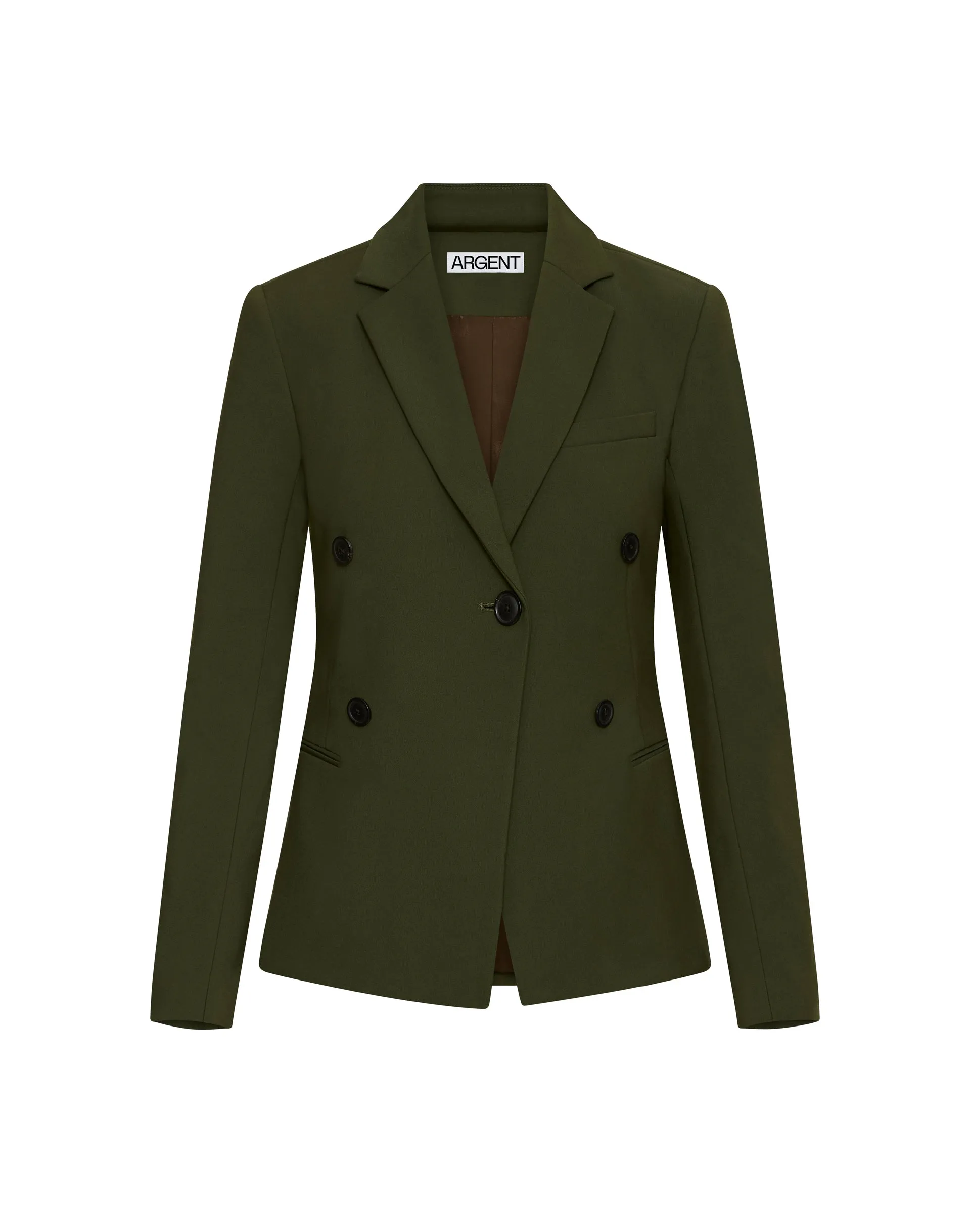 Crossover Blazer in Performance Cotton | Olive