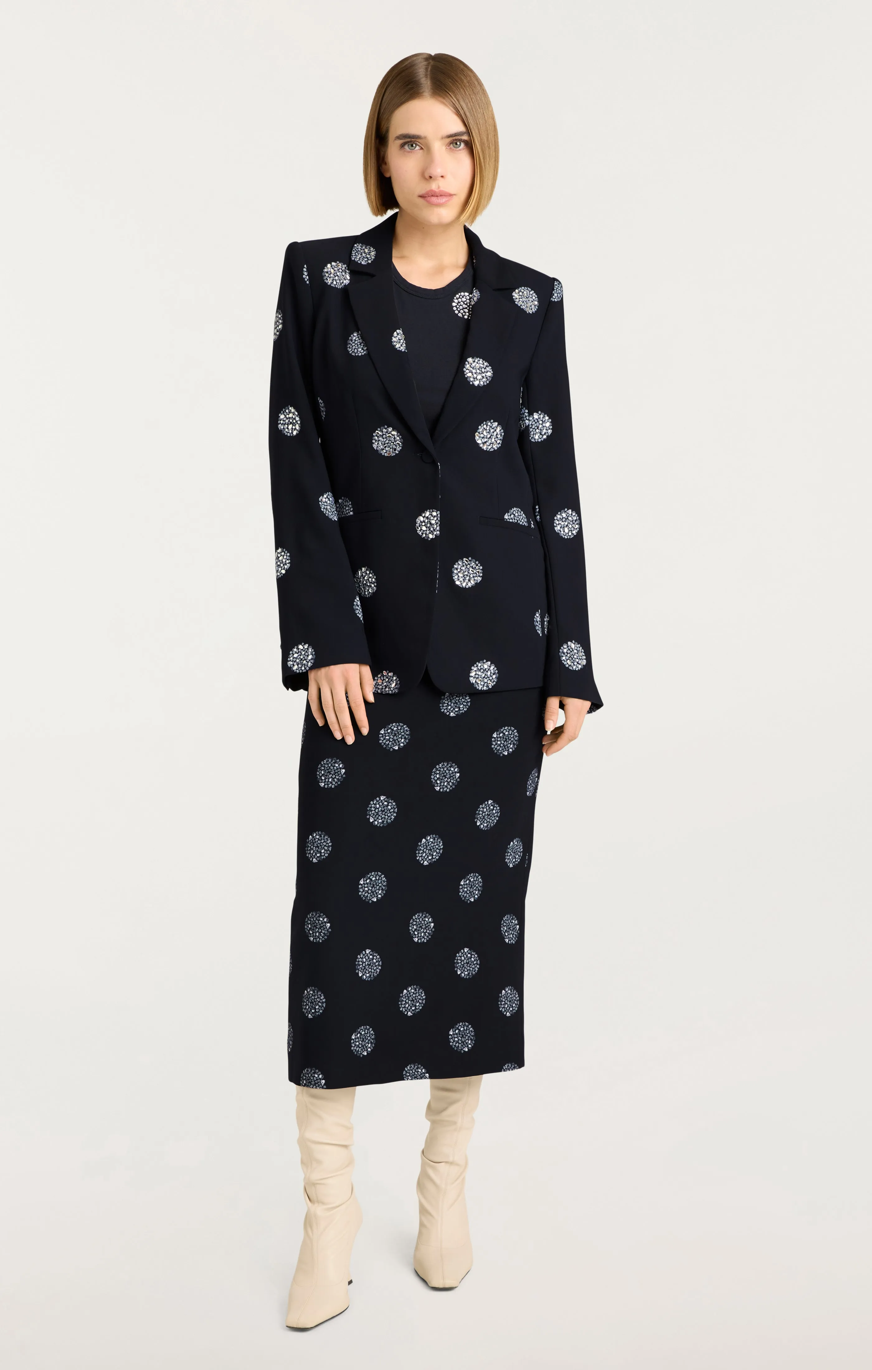 Crystal Dot Karlie Blazer