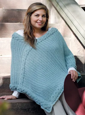 Curvy Girl® Intertwined Poncho (Crochet)