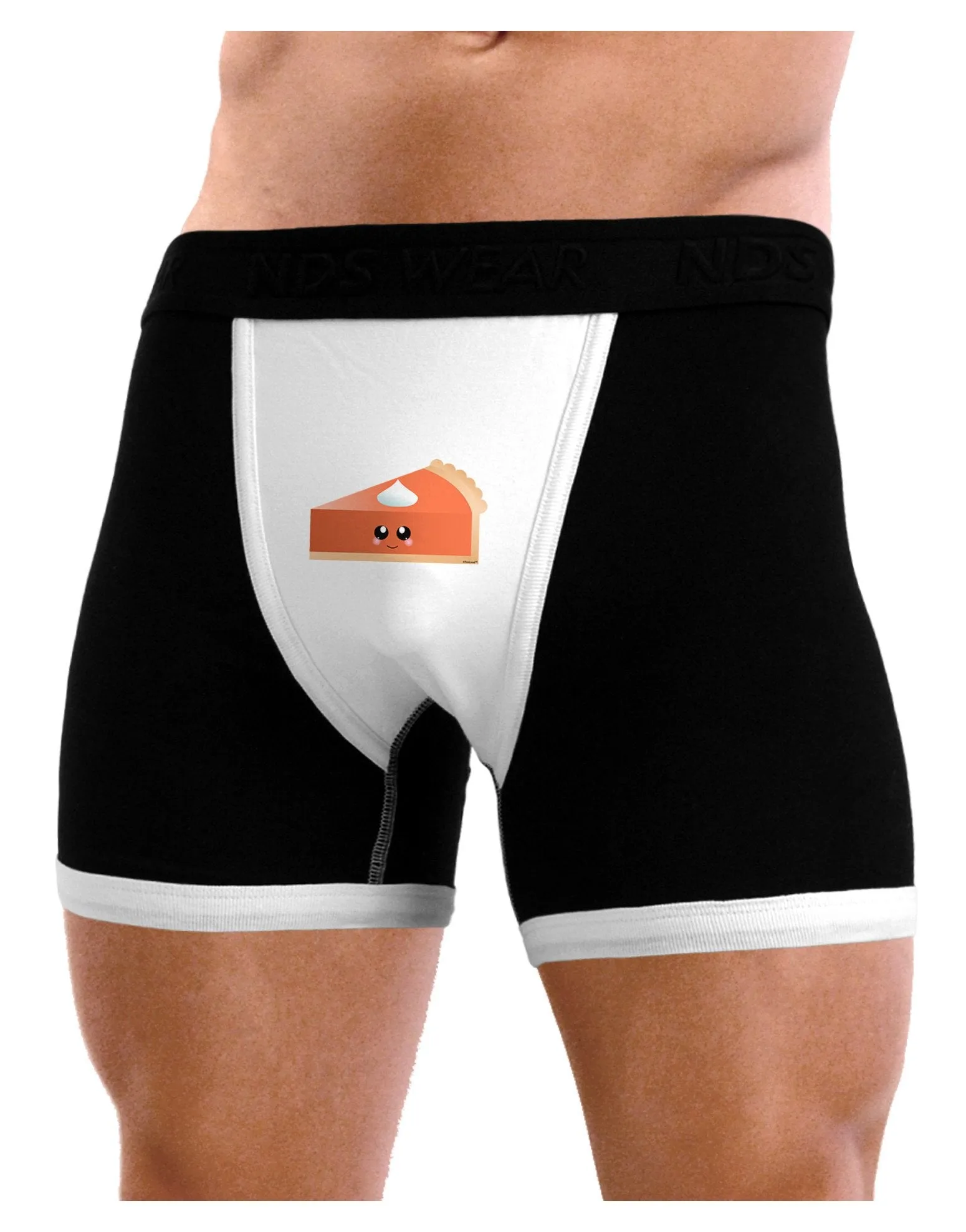 Cute Pumpkin Pie Thanksgiving Mens Boxer Brief Underwear