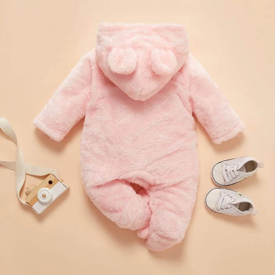 Cute Rabbit Ear Baby Onesie