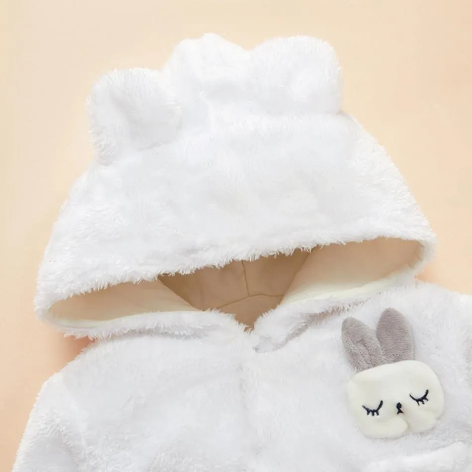 Cute Rabbit Ear Baby Onesie