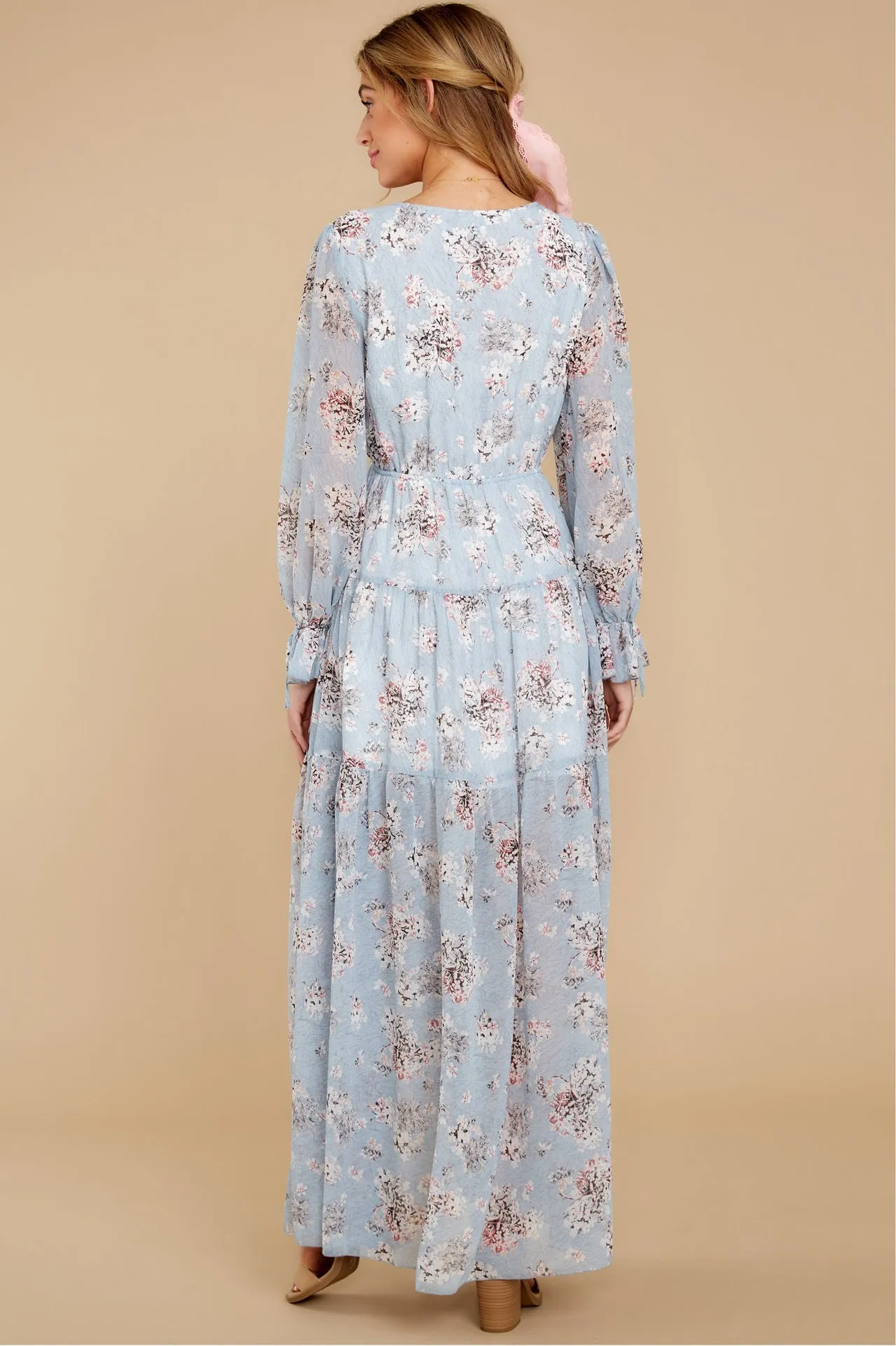 Dashing Daisies Chiffon Boho Maxi Dress - FINAL SALE