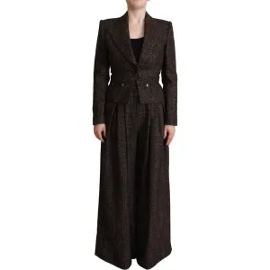 Dolce & Gabbana Chic Wool Blend Suit Set