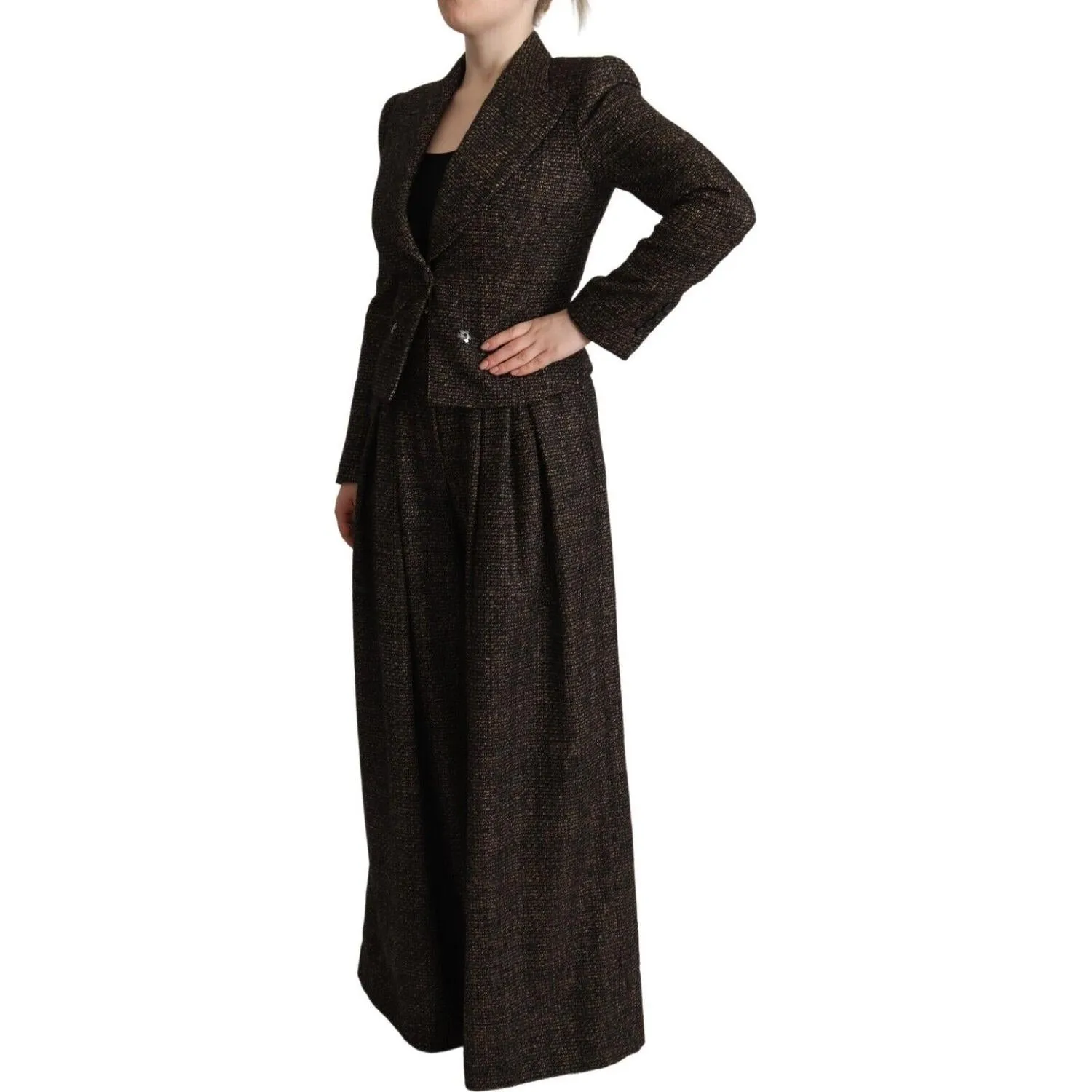 Dolce & Gabbana Chic Wool Blend Suit Set