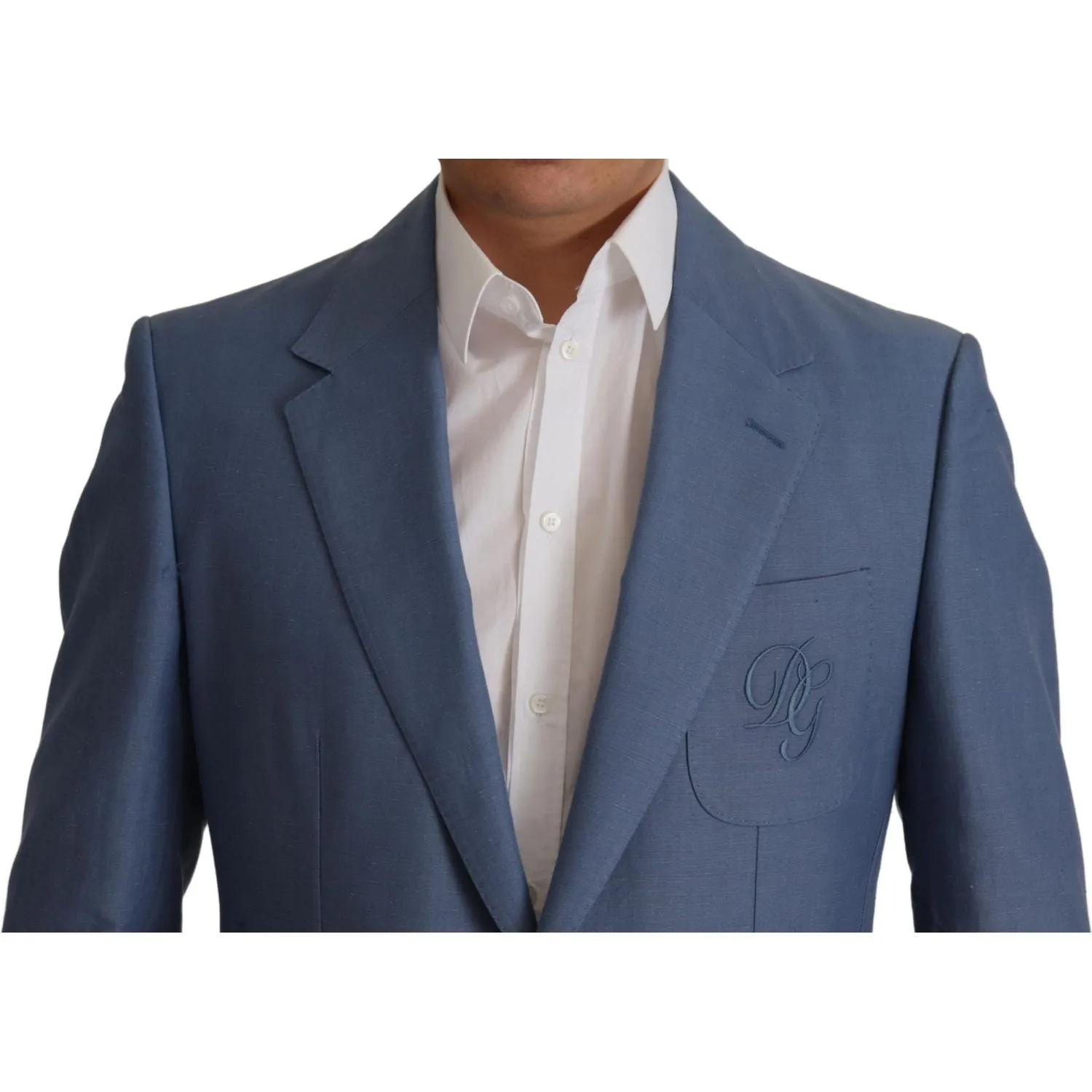 Dolce & Gabbana Elegant Single Breasted Linen Jacket