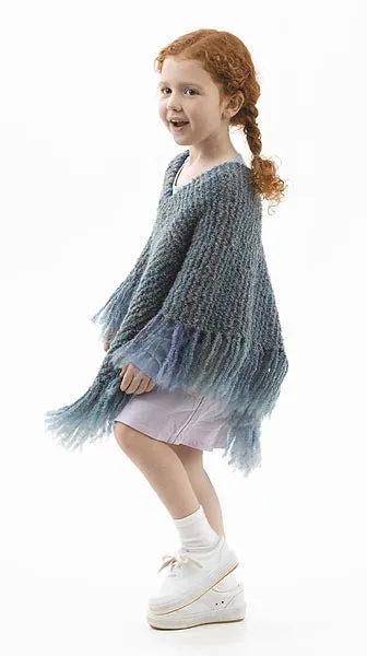 Downtown Tot Poncho Pattern (Crochet)